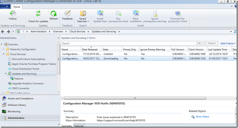 Criar e executar scripts - Configuration Manager